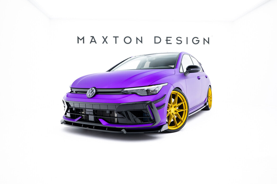 VW Golf 8.5 R - Frontspoiler - Frontlippe V.3 + Flaps
