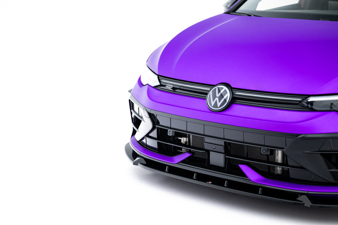 VW Golf 8.5 R - Frontspoiler - Frontlippe V.3 + Flaps
