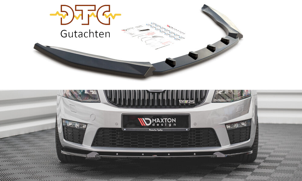 Skoda Octavia RS - Frontspoiler - Frontlippe V.3