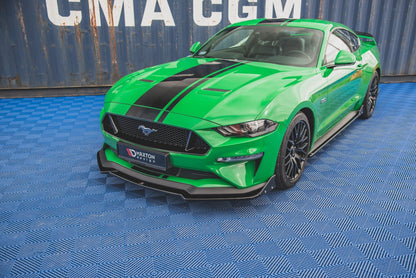Ford Mustang GT Mk6 Facelift - Frontspoiler - Frontlippe V.1 + Flaps