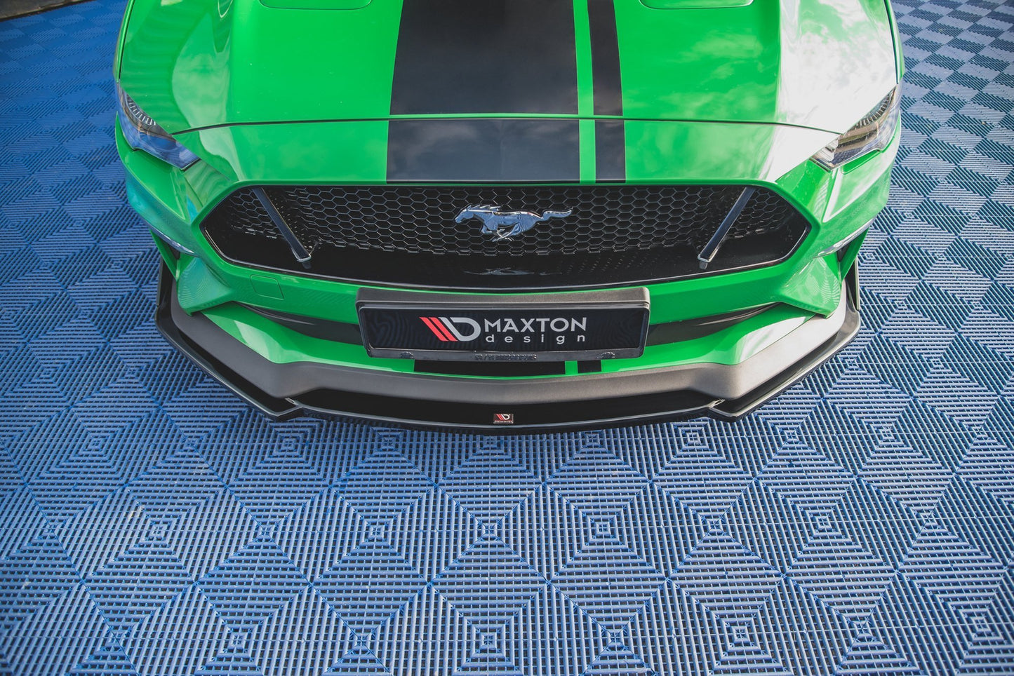 Ford Mustang GT Mk6 Facelift - Frontspoiler - Frontlippe V.2 + Flaps (DTC)