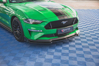 Ford Mustang GT Mk6 Facelift - Frontspoiler - Frontlippe V.2 + Flaps (DTC)