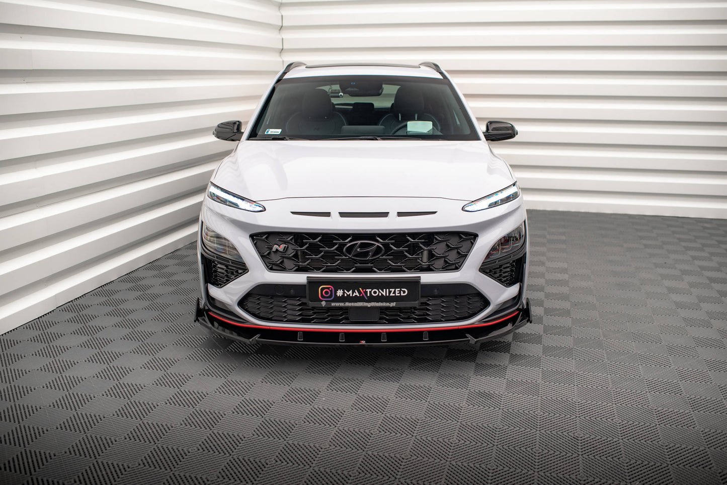 Hyundai Kona N Mk1 - Frontspoiler - Frontlippe V.2 + Flaps