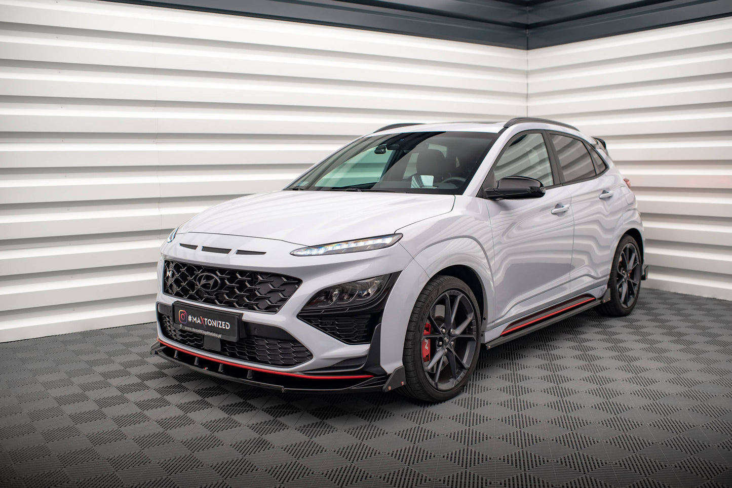 Hyundai Kona N Mk1 - Frontspoiler - Frontlippe V.2 + Flaps