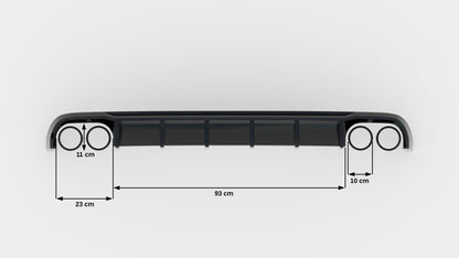 Audi A6 C7 Heck Diffusor OO-OO