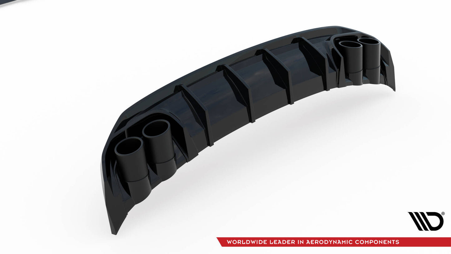 Audi A3 8Y S-Line Sportback Heck Diffusor & Endrohrblenden Schwarz