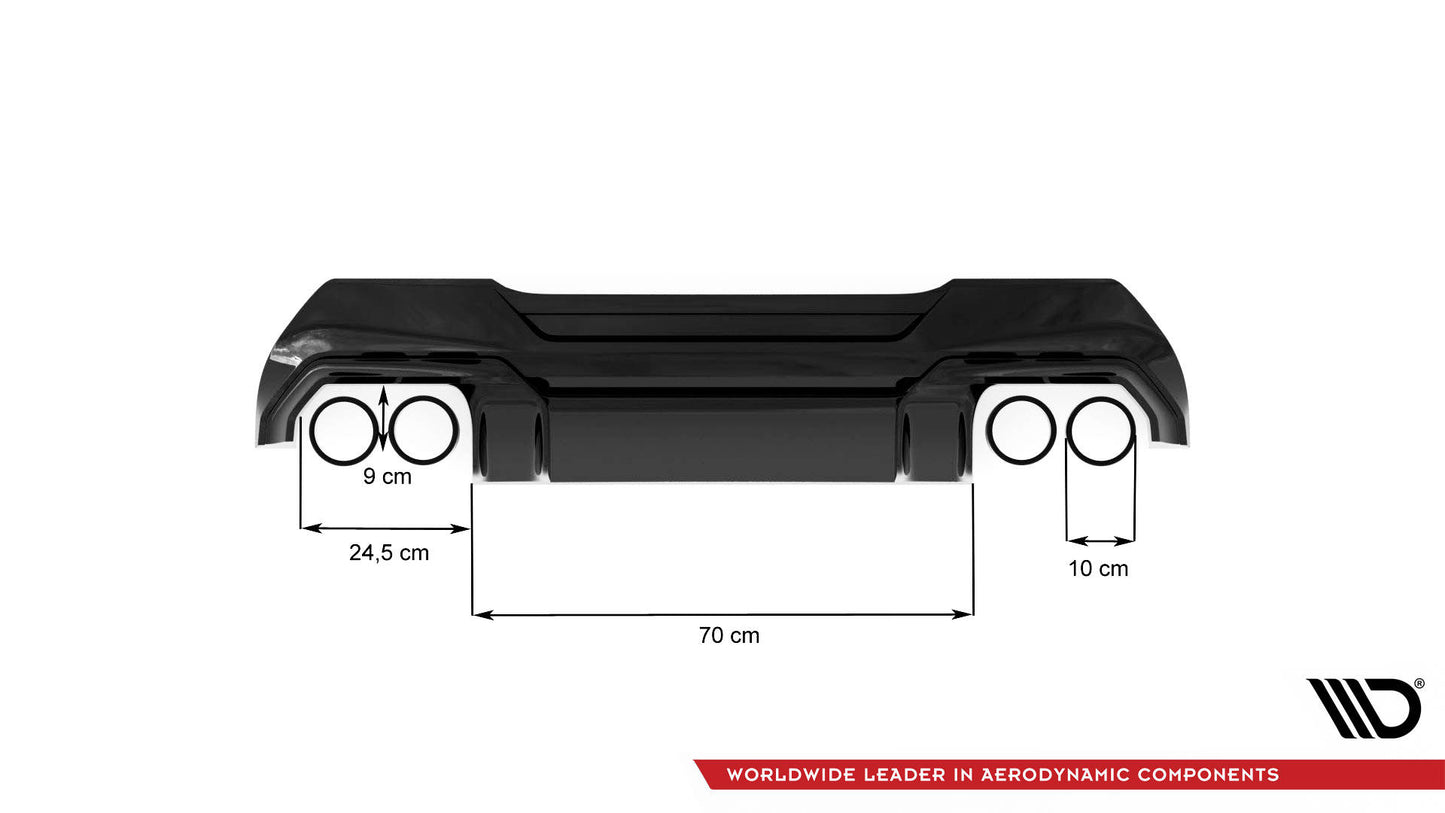 BMW 1er F40 M-Paket - Heck Diffusor V.2