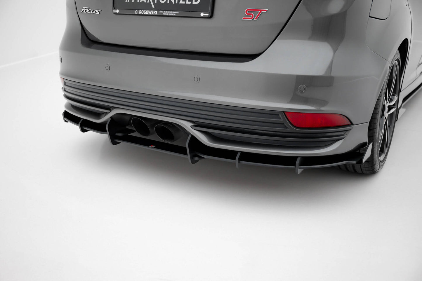 Ford Focus ST Mk3 Facelift - Street Pro Heckschürze + Flaps