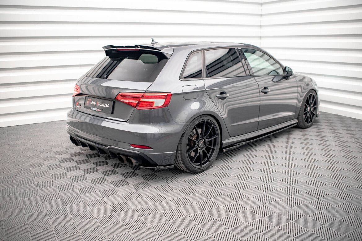 Audi S3 8V Facelift Sportback Heck Ansatz Flaps