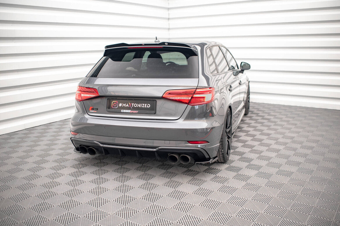 Audi S3 8V Facelift Sportback Heck Ansatz Flaps