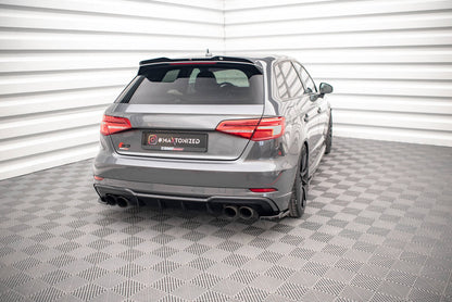 Audi S3 8V Facelift Sportback Heck Ansatz Flaps