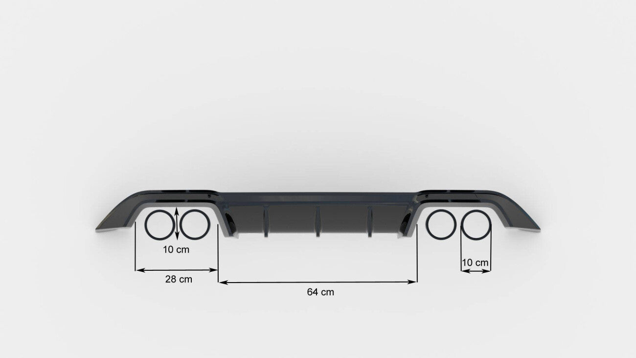 VW Golf 7 R - Heck Diffusor