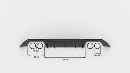 VW Golf 7 R - Heck Diffusor