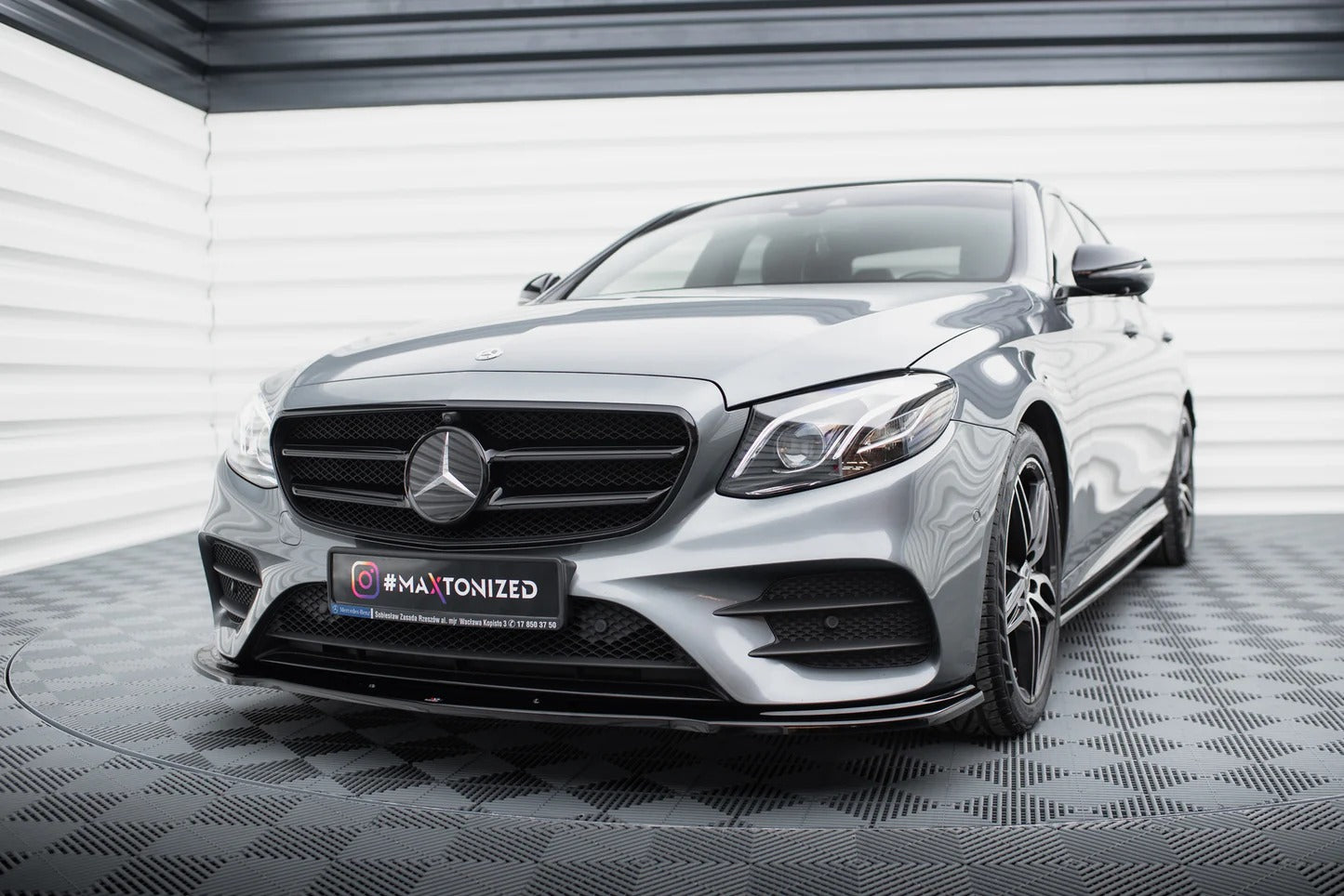 Mercedes E43 AMG / AMG-Line - Frontspoiler - Frontlippe