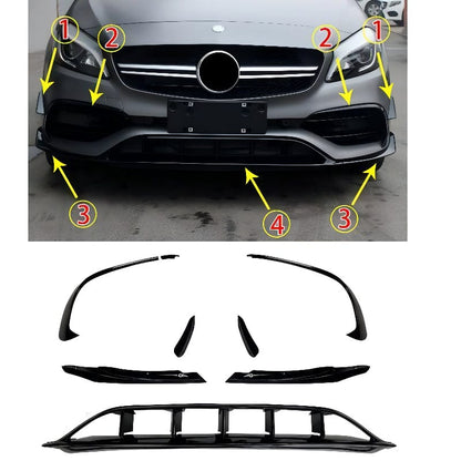 Mercedes A-Klasse W176 Facelift Frontspoiler RSHOP 