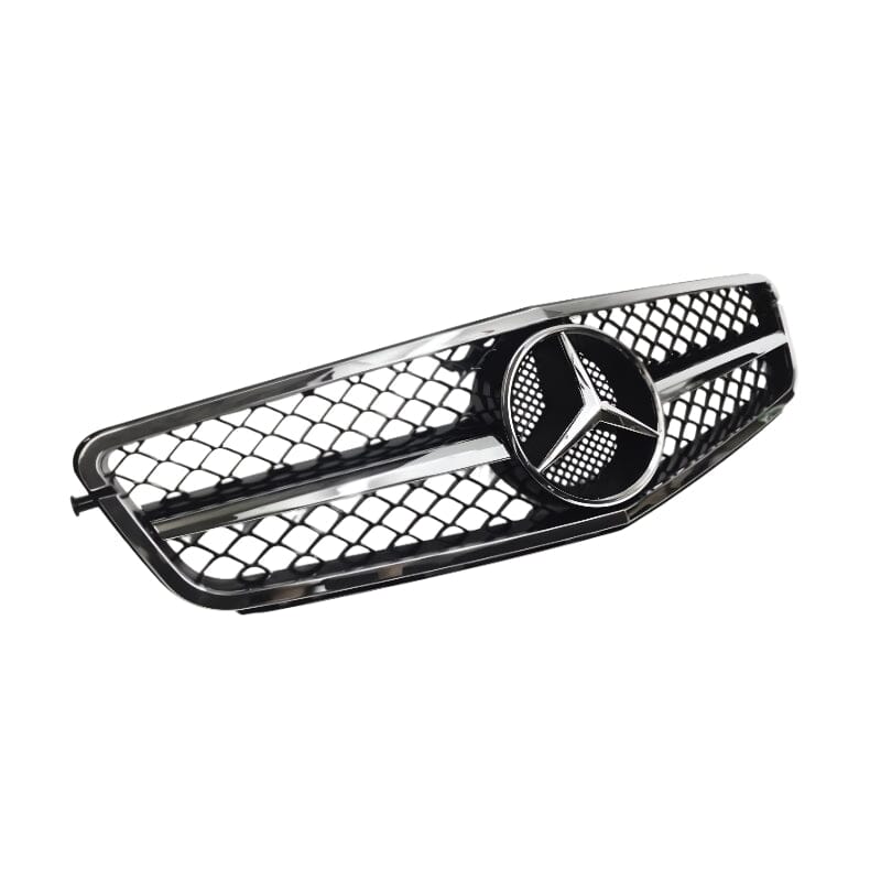 Mercedes C-Klasse W204 S204 Sportgrill Glanz Schwarz V.2 RS 