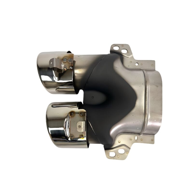 Mercedes C-Klasse W205 C205 A205 Diffusor + Auspuffblenden (Chrom) RSHOP 