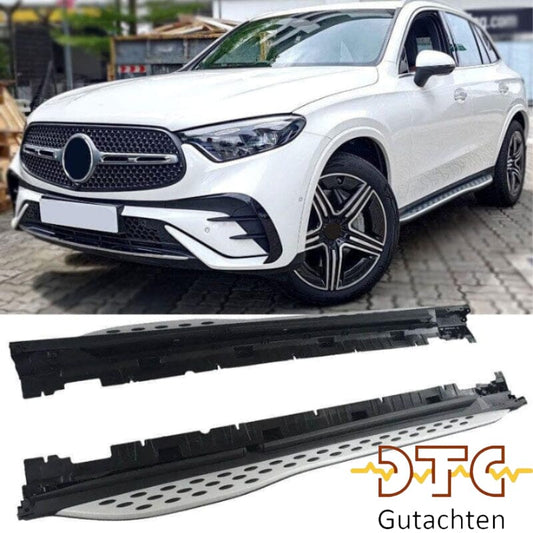 Mercedes GLC X254 C254 Alu Trittbretter (Side Steps) mit Anti-Rutsch Noppen BestTuning 