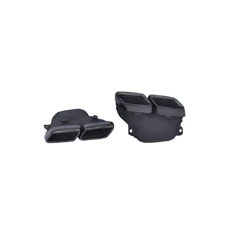 Mercedes GLE-Klasse W166 Diffusor mit Auspuffblenden 2x2 (schwarz) RS 