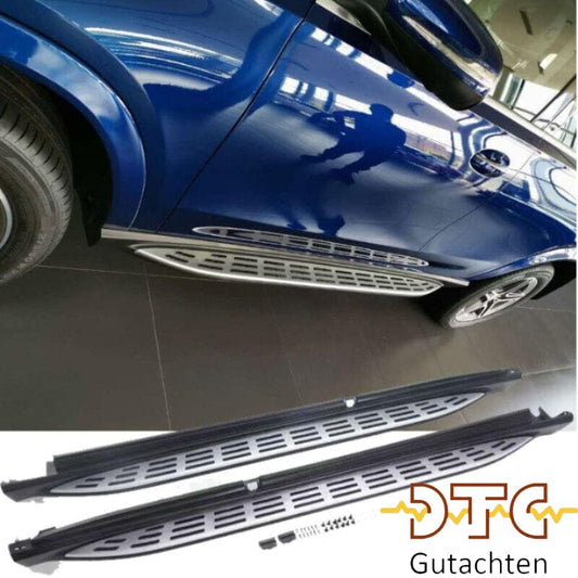 Mercedes GLS X167 Alu Trittbretter (Side Steps) mit Anti-Rutsch Noppen BestTuning 