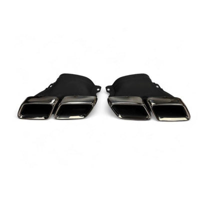 Mercedes S-Klasse C217 A217 Diffusor + Auspuffblenden (Chrom) RSHOP 