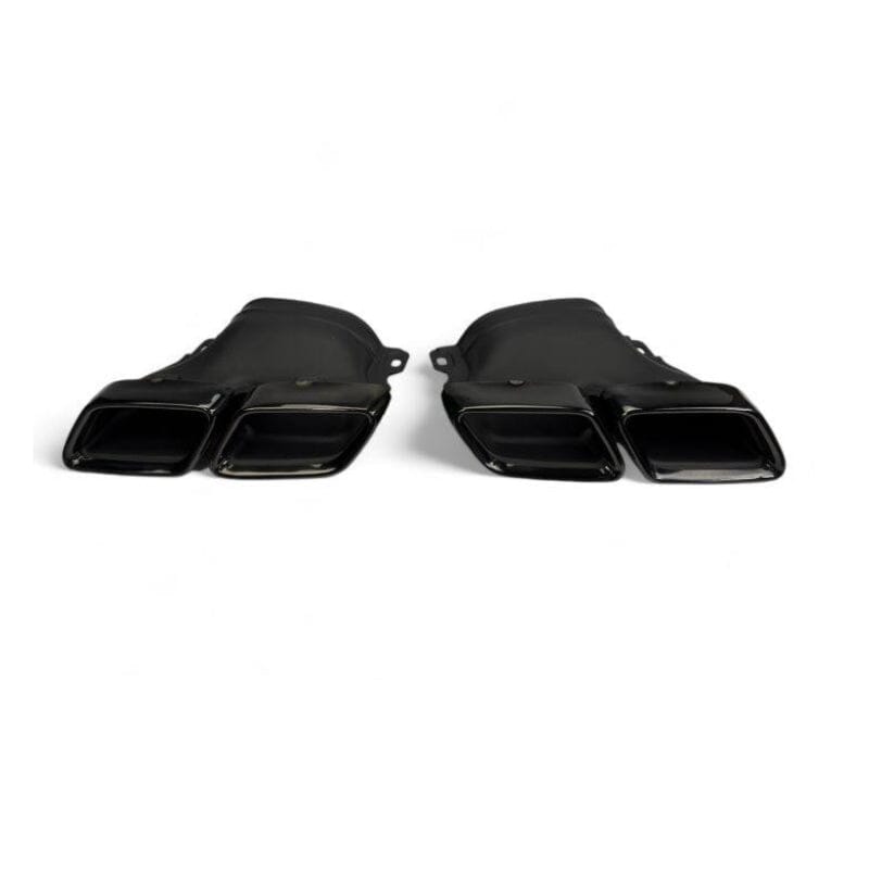 Mercedes S-Klasse C217 A217 Diffusor + Auspuffblenden (Schwarz) RSHOP 