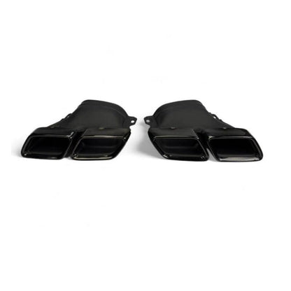 Mercedes S-Klasse C217 A217 Diffusor + Auspuffblenden (Schwarz) RSHOP 