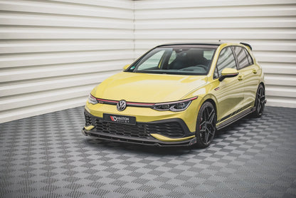 VW Golf 8 GTI Clubsport - Frontspoiler - Frontlippe V.1 + Flaps
