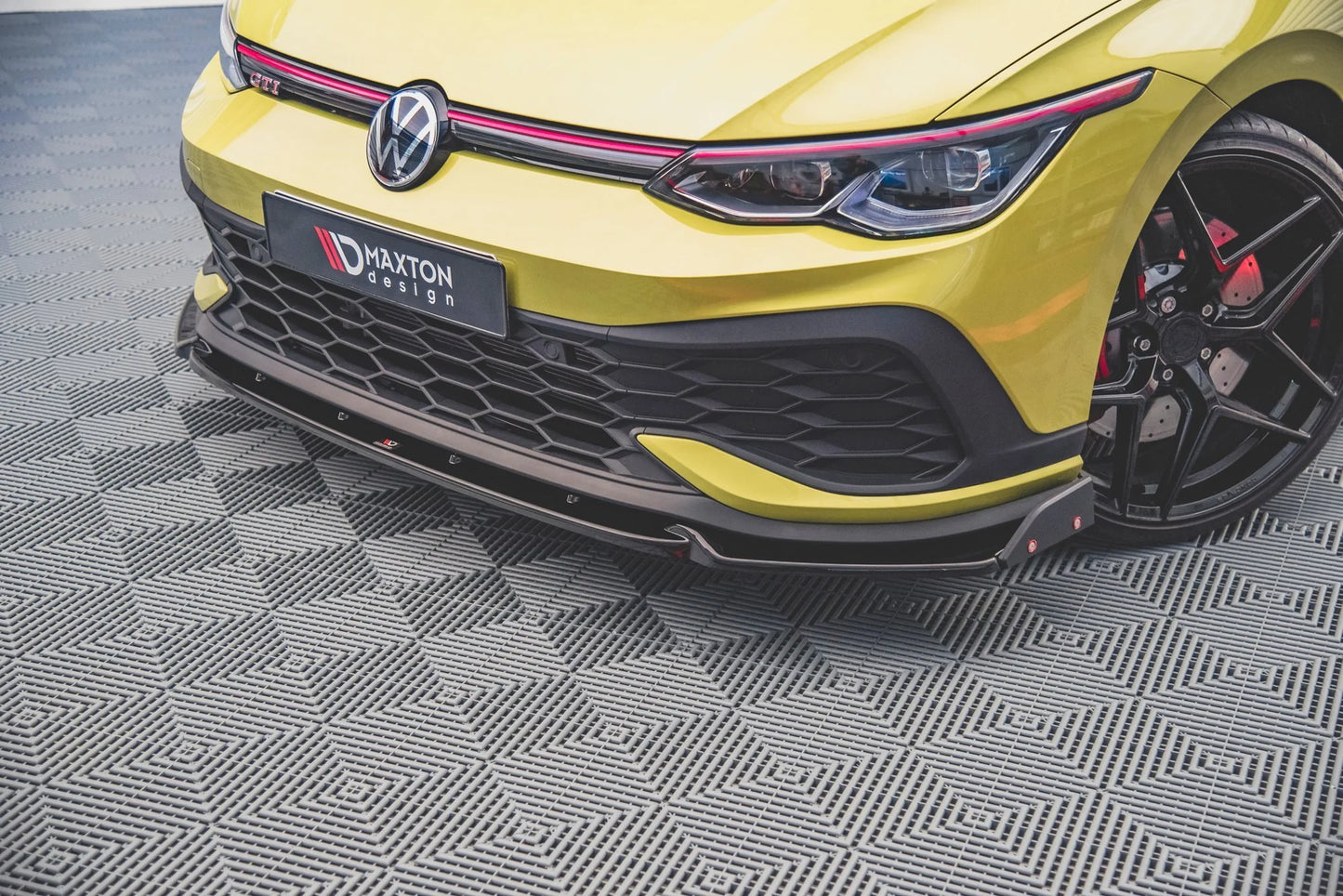 VW Golf 8 GTI Clubsport - Frontspoiler - Frontlippe V.1 + Flaps