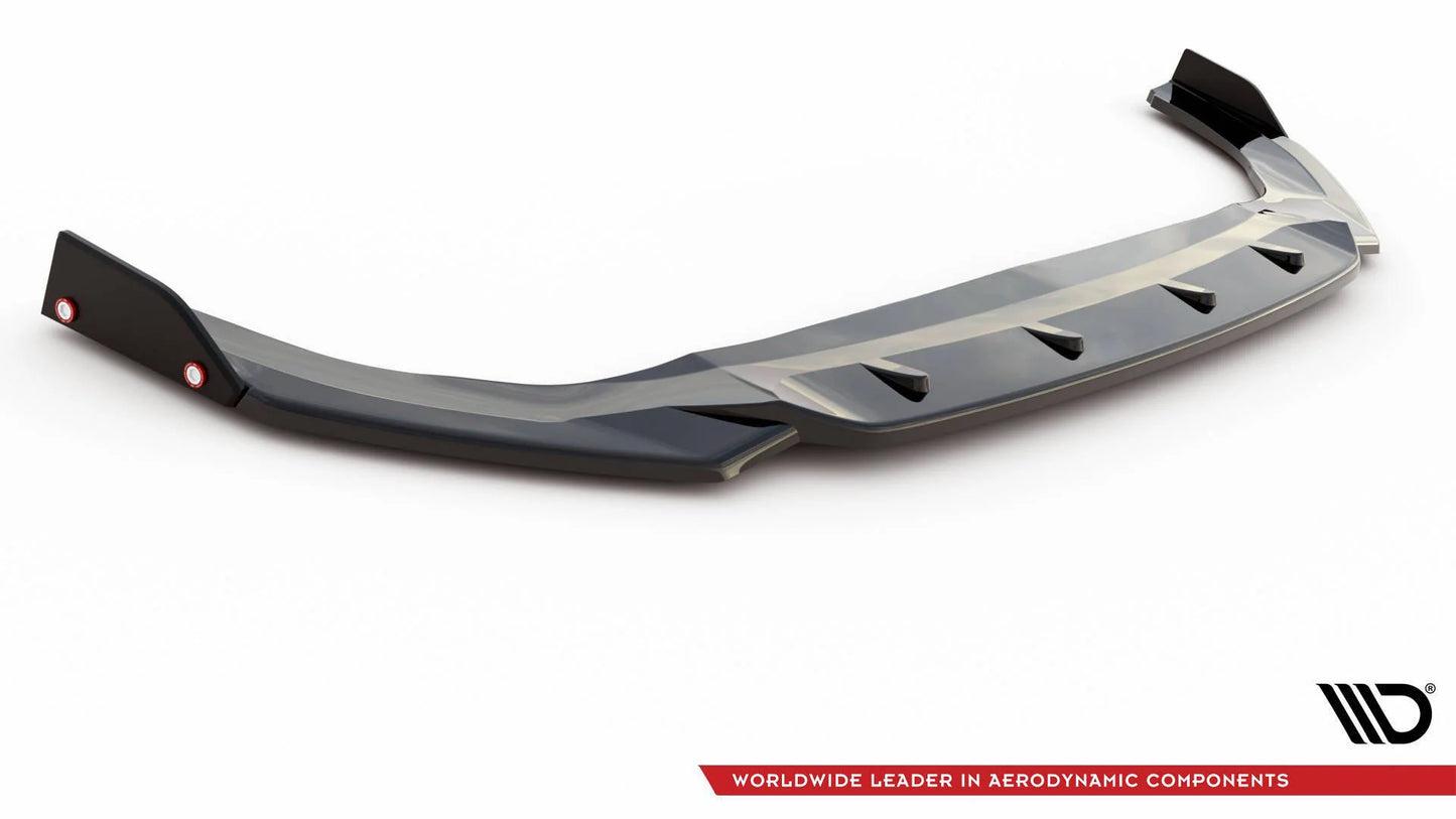 VW Golf 8 - Frontspoiler - Frontlippe V.2 + Flaps