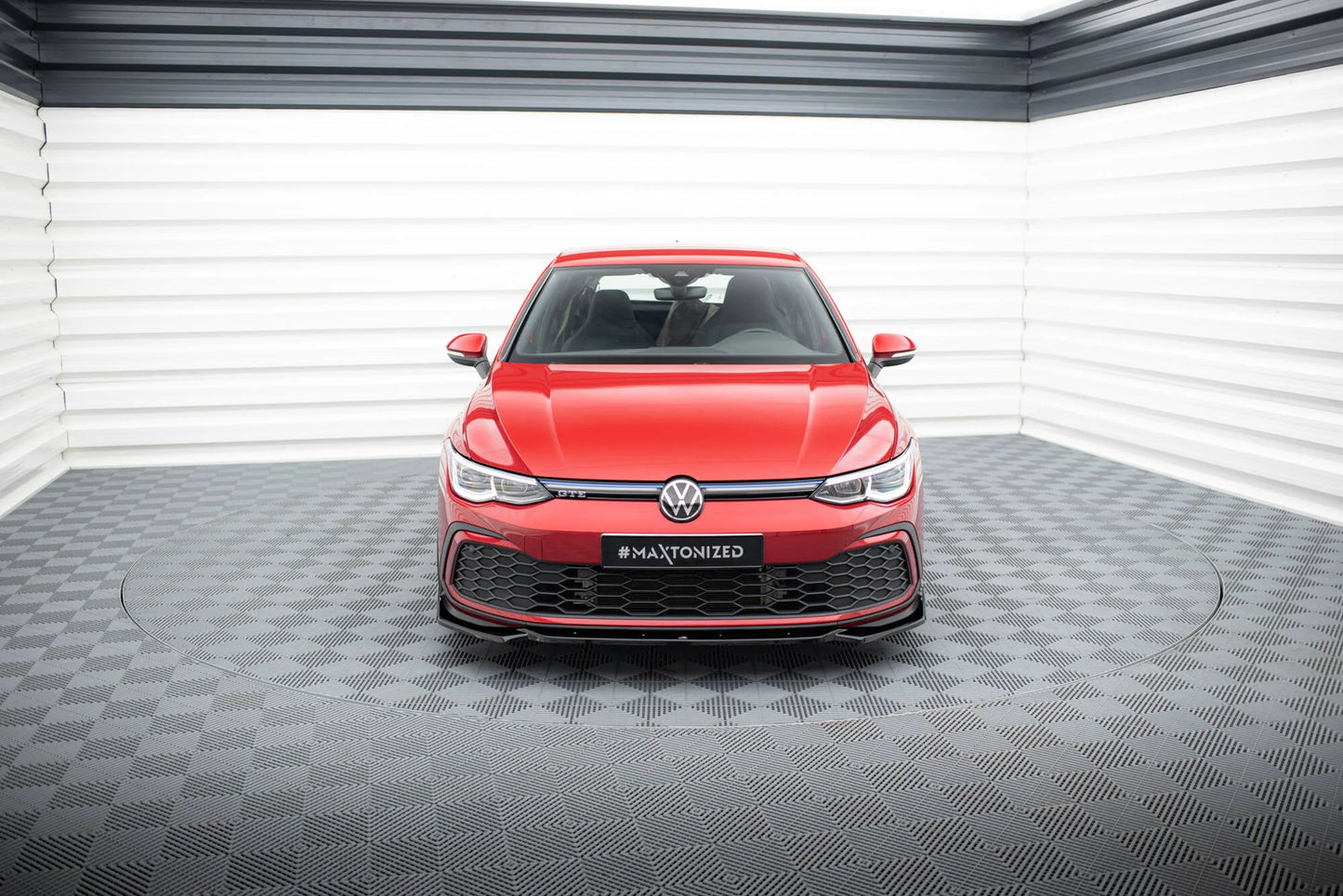 VW Golf 8 - Frontspoiler - Frontlippe V.2 + Flaps