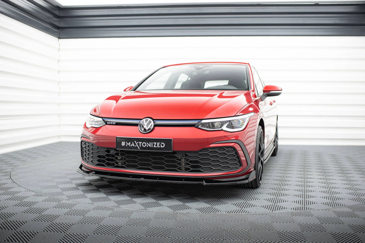 VW Golf 8 - Frontspoiler - Frontlippe V.3 + Flaps