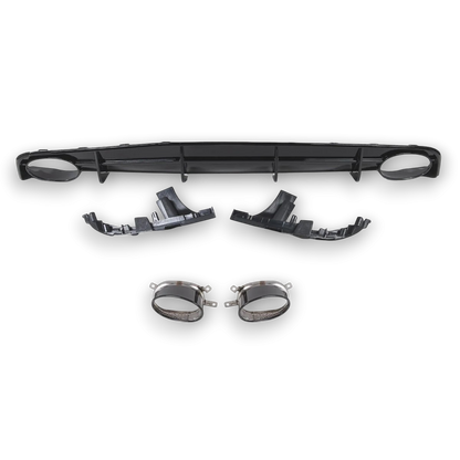 Audi A6 C7 - Heck Diffusor + Auspuffblenden