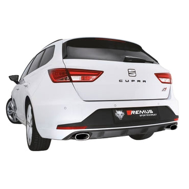 Seat Leon (5F) Cupra ST 300 4x4 - REMUS Duplex Performance Auspuff Ab Katalysator REMUS 