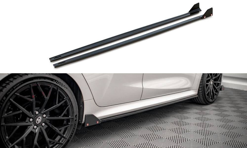 Toyota Yaris - Seitenschweller V.1 + Flaps