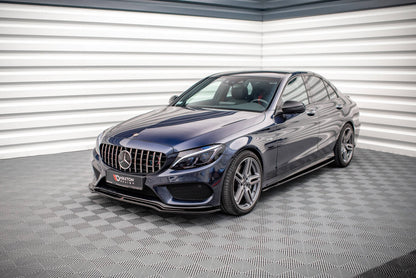 Mercedes C43 / AMG-Line - Frontspoiler - Frontlippe V.1 (DTC)