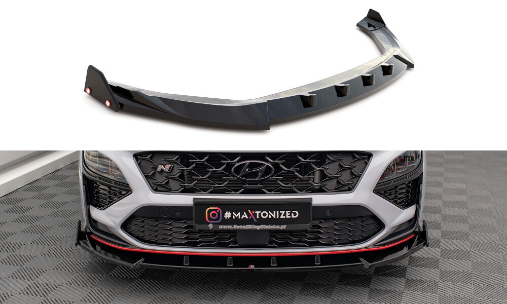 Hyundai Kona N Mk1 - Frontspoiler - Frontlippe V.2 + Flaps