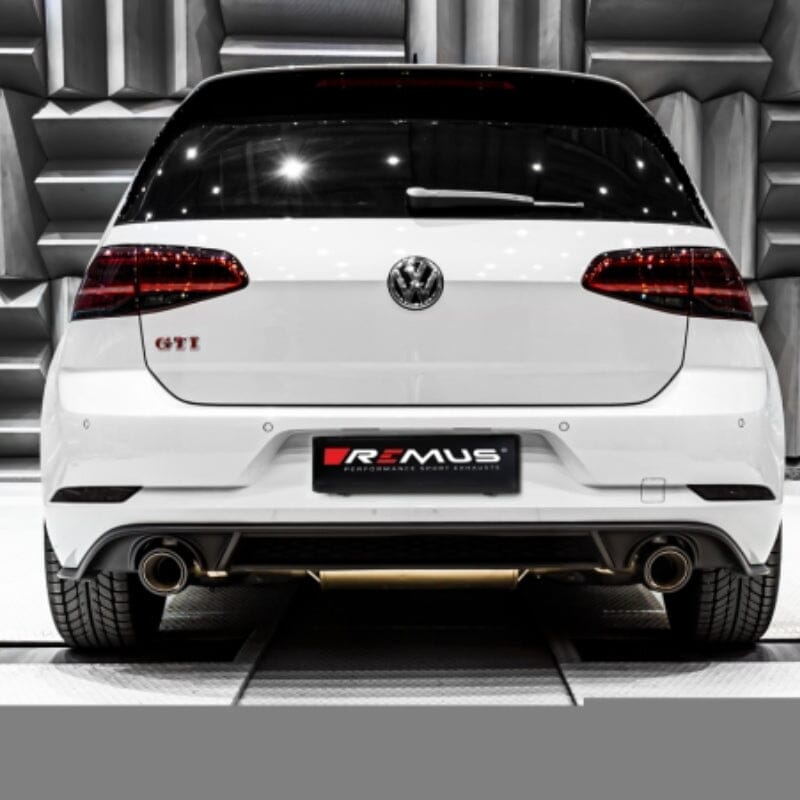 VW Golf 7 GTI Performance Facelift - REMUS Duplex Performance Auspuff REMUS 