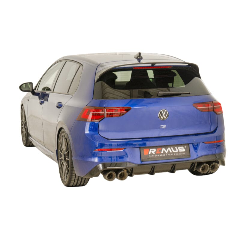 VW Golf 8 R - REMUS Duplex Performance Auspuff OPF Ø 76MM REMUS 