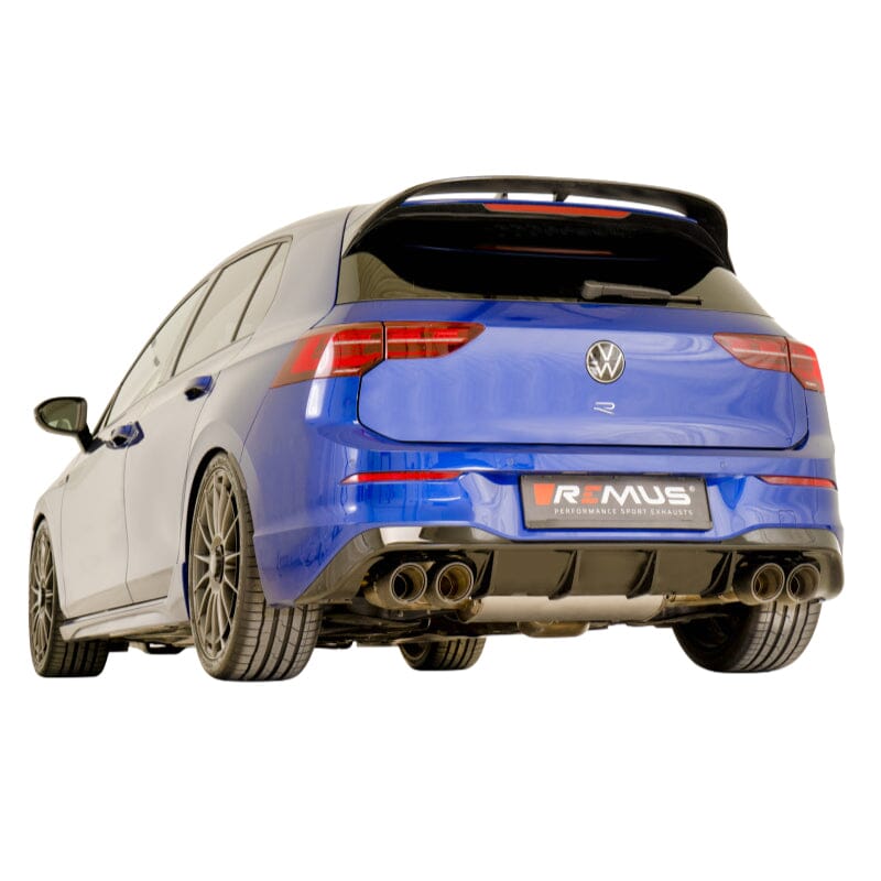 VW Golf 8 R - REMUS Duplex Performance Auspuff OPF Ø 76MM REMUS 